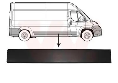 Zier-/Schutzleiste, Seitenwand rechts VAN WEZEL 0982408 Bild Zier-/Schutzleiste, Seitenwand rechts VAN WEZEL 0982408