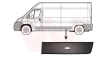 Zier-/Schutzleiste, Seitenwand hinten links vor der Achse VAN WEZEL 0982417