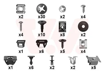 Montagesatz, Stoßfänger vorne VAN WEZEL 0982794