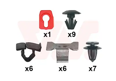 Montagesatz, Motorhaube vorne VAN WEZEL 0983797