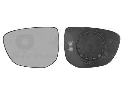 Spiegelglas, Außenspiegel links VAN WEZEL 0984837 Bild Spiegelglas, Außenspiegel links VAN WEZEL 0984837