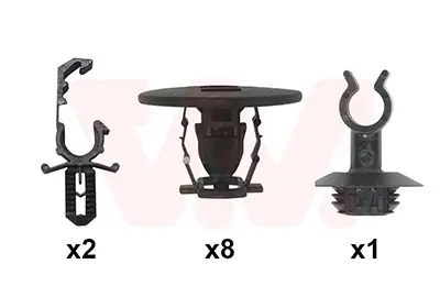 Montagesatz, Motorhaube vorne VAN WEZEL 0989797 Bild Montagesatz, Motorhaube vorne VAN WEZEL 0989797