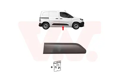 Zier-/Schutzleiste, Tür vorne rechts VAN WEZEL 0991404 Bild Zier-/Schutzleiste, Tür vorne rechts VAN WEZEL 0991404