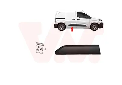 Zier-/Schutzleiste, Tür rechts VAN WEZEL 0991426