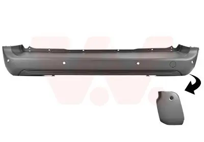 Stoßfänger hinten VAN WEZEL 0991546 Bild Stoßfänger hinten VAN WEZEL 0991546