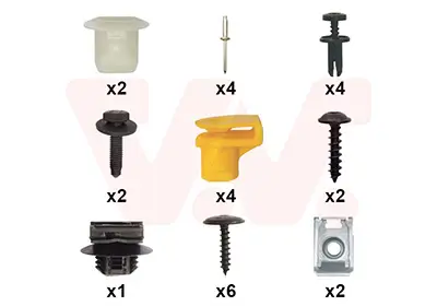 Montagesatz, Stoßfänger hinten VAN WEZEL 0991793 Bild Montagesatz, Stoßfänger hinten VAN WEZEL 0991793