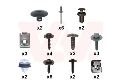 Montagesatz, Stoßfänger hinten VAN WEZEL 1506793 Bild Montagesatz, Stoßfänger hinten VAN WEZEL 1506793