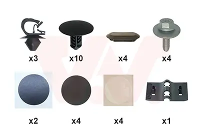 Montagesatz, Motorhaube vorne VAN WEZEL 1506797 Bild Montagesatz, Motorhaube vorne VAN WEZEL 1506797