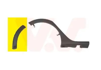 Verbreiterung, Kotflügel hinten rechts VAN WEZEL 1507528