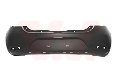 Stoßfänger hinten VAN WEZEL 1507545