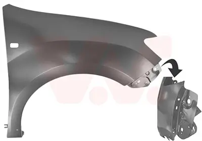 Kotflügel vorne rechts VAN WEZEL 1508656 Bild Kotflügel vorne rechts VAN WEZEL 1508656