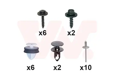 Montagesatz, Stoßfänger hinten VAN WEZEL 1510793 Bild Montagesatz, Stoßfänger hinten VAN WEZEL 1510793