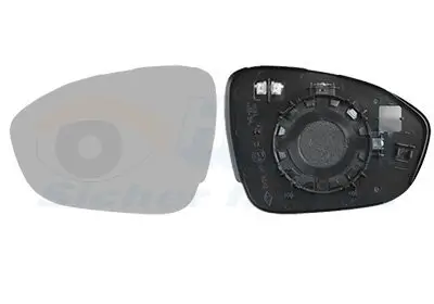 Spiegelglas, Außenspiegel links VAN WEZEL 1510837 Bild Spiegelglas, Außenspiegel links VAN WEZEL 1510837