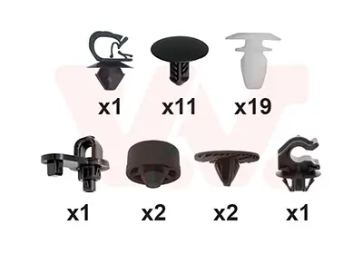 Montagesatz, Motorhaube vorne VAN WEZEL 1511797 Bild Montagesatz, Motorhaube vorne VAN WEZEL 1511797