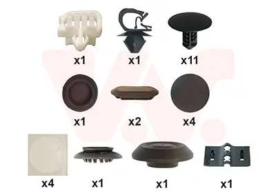 Montagesatz, Motorhaube vorne VAN WEZEL 1518797 Bild Montagesatz, Motorhaube vorne VAN WEZEL 1518797