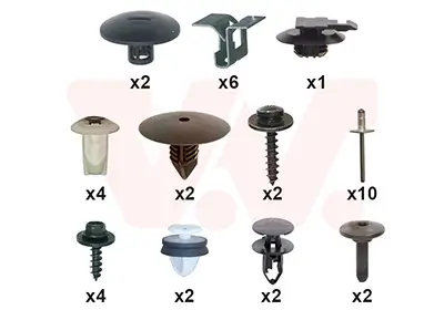 Montagesatz, Stoßfänger hinten VAN WEZEL 1528793 Bild Montagesatz, Stoßfänger hinten VAN WEZEL 1528793