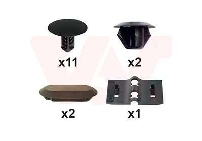 Montagesatz, Motorhaube vorne VAN WEZEL 1557797 Bild Montagesatz, Motorhaube vorne VAN WEZEL 1557797