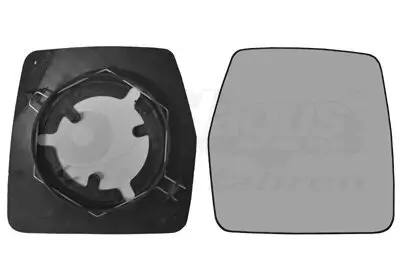 Spiegelglas, Außenspiegel rechts VAN WEZEL 1610832