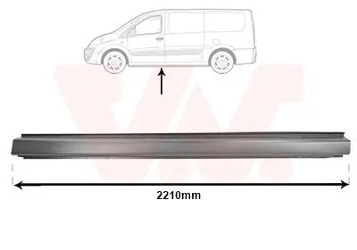 Einstiegsblech VAN WEZEL 1612101 Bild Einstiegsblech VAN WEZEL 1612101