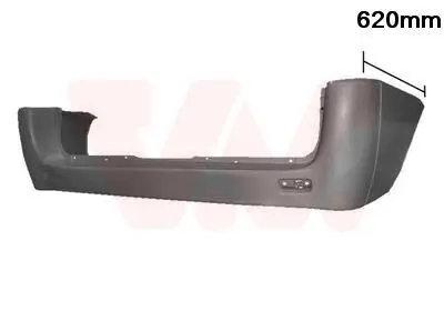 Stoßfänger hinten VAN WEZEL 1612540