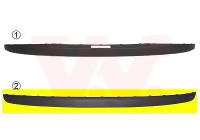 Zier-/Schutzleiste, Stoßfänger hinten VAN WEZEL 1620551 Bild Zier-/Schutzleiste, Stoßfänger hinten VAN WEZEL 1620551
