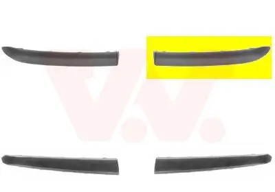 Zier-/Schutzleiste, Stoßfänger vorne links VAN WEZEL 1620583 Bild Zier-/Schutzleiste, Stoßfänger vorne links VAN WEZEL 1620583