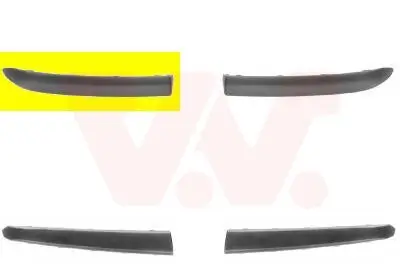 Zier-/Schutzleiste, Stoßfänger vorne rechts VAN WEZEL 1620584 Bild Zier-/Schutzleiste, Stoßfänger vorne rechts VAN WEZEL 1620584