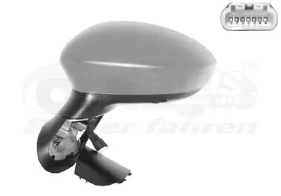 Außenspiegel links VAN WEZEL 1624817