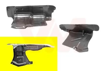 Motorraumdämmung vorne links VAN WEZEL 1625705