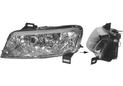 Hauptscheinwerfer rechts VAN WEZEL 1625962 Bild Hauptscheinwerfer rechts VAN WEZEL 1625962