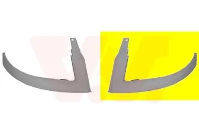 Scheinwerferleiste links VAN WEZEL 1637511