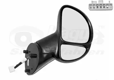 Außenspiegel rechts VAN WEZEL 1640806