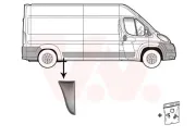 Zier-/Schutzleiste, Seitenwand hinten rechts vor der Achse VAN WEZEL 1651416