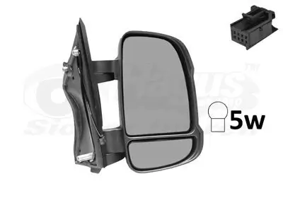 Außenspiegel rechts VAN WEZEL 1651802