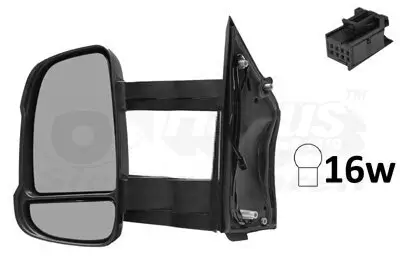 Außenspiegel links VAN WEZEL 1651821