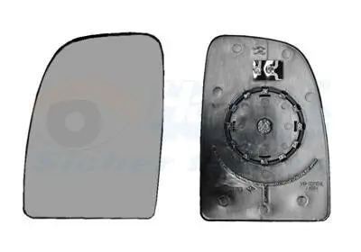 Spiegelglas, Außenspiegel links VAN WEZEL 1651861 Bild Spiegelglas, Außenspiegel links VAN WEZEL 1651861