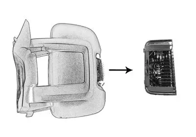 Blinkleuchte Außenspiegel links VAN WEZEL 1651917