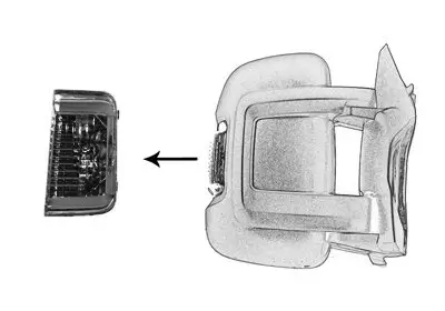 Blinkleuchte Außenspiegel rechts VAN WEZEL 1651918 Bild Blinkleuchte Außenspiegel rechts VAN WEZEL 1651918