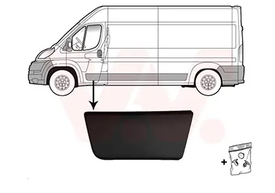Zier-/Schutzleiste, Tür vorne links VAN WEZEL 1652403 Bild Zier-/Schutzleiste, Tür vorne links VAN WEZEL 1652403