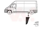 Zier-/Schutzleiste, Seitenwand hinten links vor der Achse VAN WEZEL 1652415