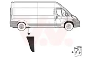 Zier-/Schutzleiste, Seitenwand hinten rechts vor der Achse VAN WEZEL 1652416