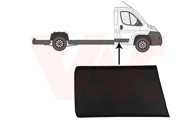 Zier-/Schutzleiste, Seitenwand rechts VAN WEZEL 1652426 Bild Zier-/Schutzleiste, Seitenwand rechts VAN WEZEL 1652426