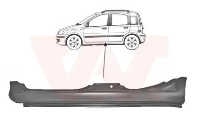 Einstiegsblech links VAN WEZEL 1709103