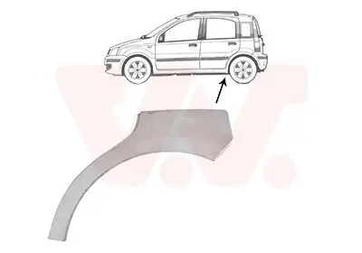 Seitenwand hinten links VAN WEZEL 1709147 Bild Seitenwand hinten links VAN WEZEL 1709147