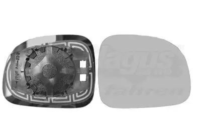 Spiegelglas, Außenspiegel rechts VAN WEZEL 1711832 Bild Spiegelglas, Außenspiegel rechts VAN WEZEL 1711832