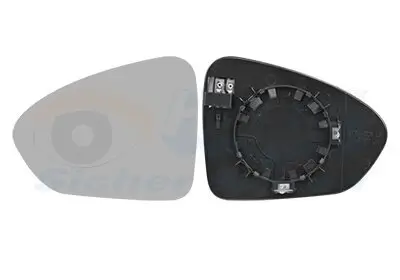 Spiegelglas, Außenspiegel links VAN WEZEL 1717837