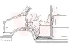 Einstiegsblech links VAN WEZEL 1745101