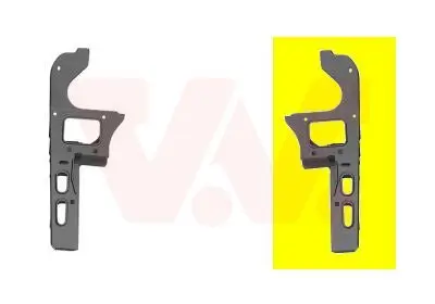 Frontverkleidung vorne links VAN WEZEL 1751671 Bild Frontverkleidung vorne links VAN WEZEL 1751671