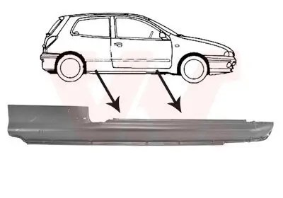 Einstiegsblech rechts VAN WEZEL 1756102 Bild Einstiegsblech rechts VAN WEZEL 1756102