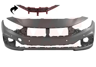 Stoßfänger vorne VAN WEZEL 1766578